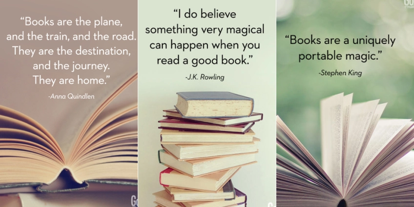 Captions for Book Lovers