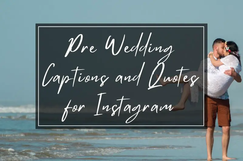 Pre-wedding Quotes