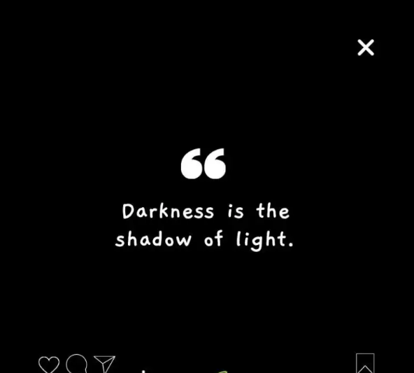 380+ Darkness Captions For Instagram | Darkness Quotes - Mr. Captions