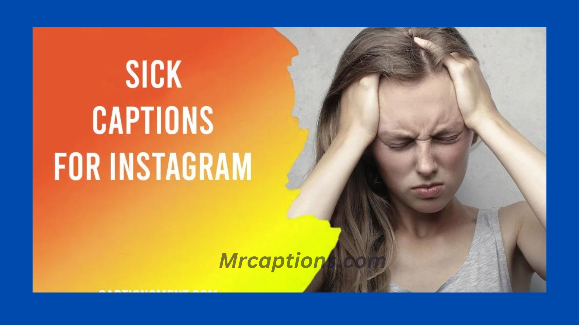 Sick Instagram Captions