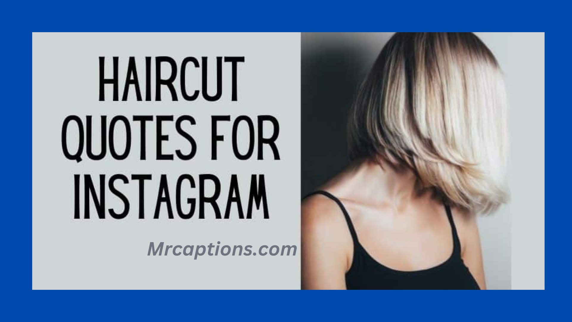 Haircut Captions