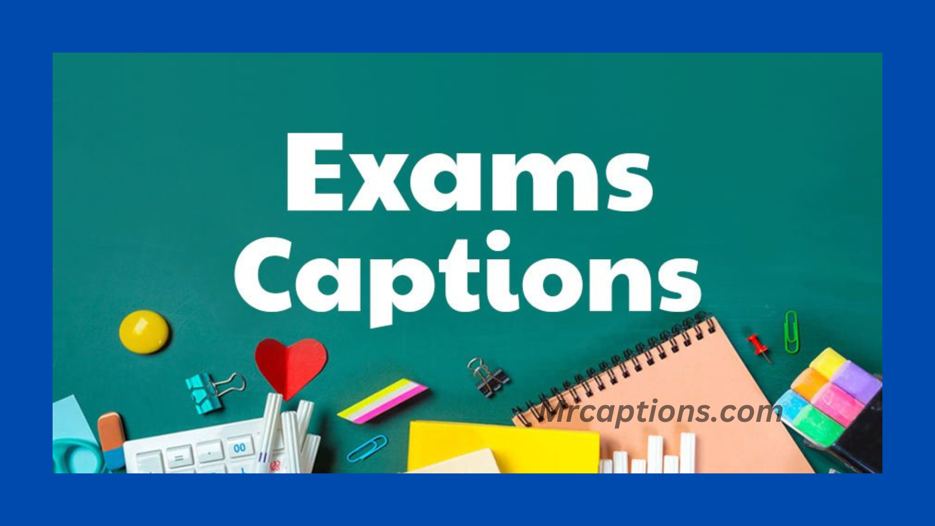 EXAM Captions for Students