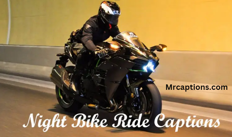 Night Bike Ride Captions