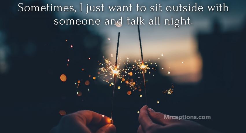 Night Captions & Quotes